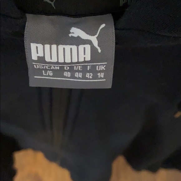 Black Puma zip up sweater - Picture 4 of 4